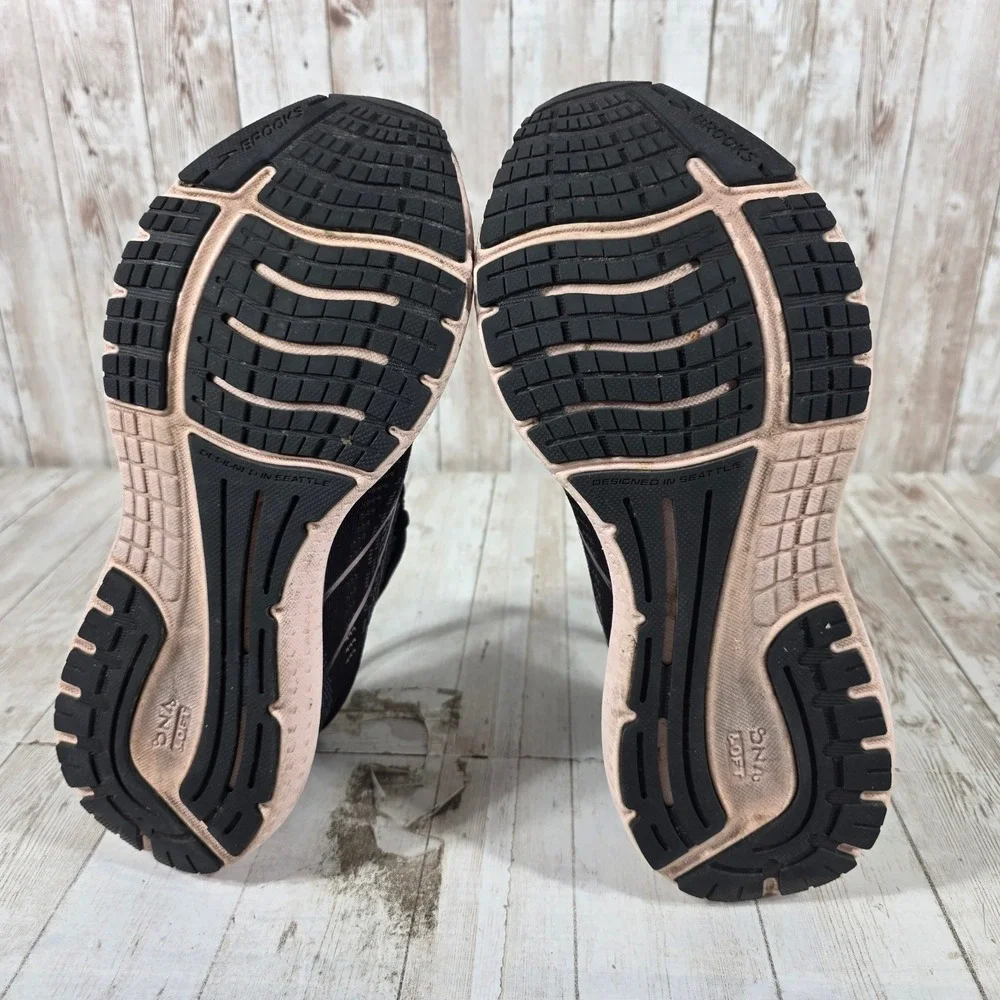 Brooks Glycerin 19 Womens Running Shoes Black Rose Gold 1203431B074 Size 7